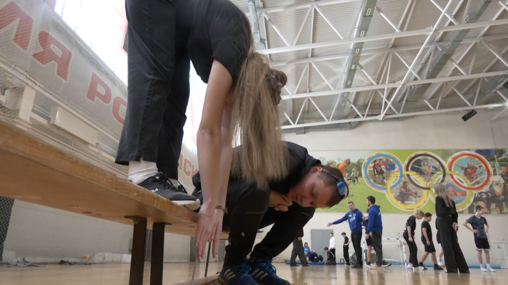 В рамках проекта «Гвардейская машина» представители «Молодой Гвардии Единой России» организовали сдачу нормативов ГТО