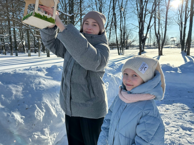 В Братовщине прошла экологическая акция «Покорми птиц»