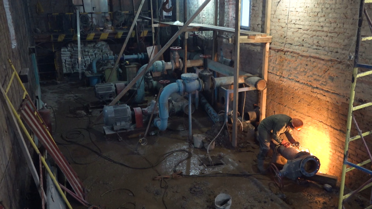 В Правдинском идёт реконструкция ВЗУ №14