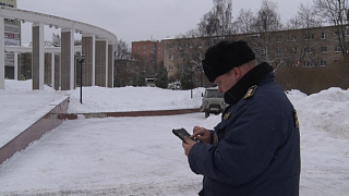 Рейд по уборке снега в городе