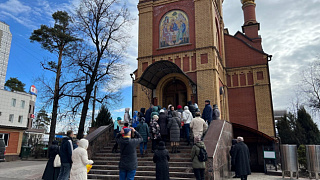 В Троицком храме в Пушкино отметили Вербное воскресенье