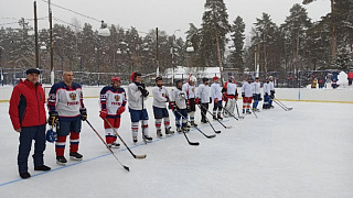 Открытие матча по хоккею 2021