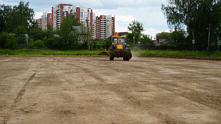 В Пушкино идёт реконструкция стадиона