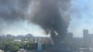 Пожар в Пушкино потушили.  На Московском проспекте случилось возгорание кровли