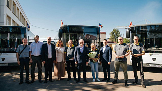 Парк автоколонны №1789 Филиала АО «Мострансавто» пополнился четырьмя новыми автобусами ЛиАЗ