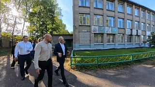 Глава округа Пушкинский Максим Красноцветов с рабочей поездкой посетил Челюскинский и Тарасовку