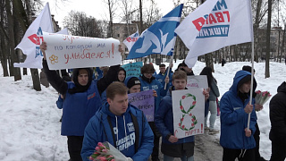 В Пушкино состоялась акция-шествие «Дорогая, ты права!» 