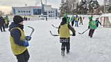 На валенках. В Красноармейске прошёл турнир по русскому хоккею с мячом 