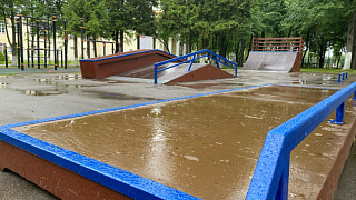 В Красноармейске обновили скейт-парк