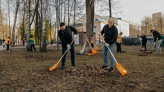 Первые апрельские выходные - день массовой уборки в Пушкинском!
