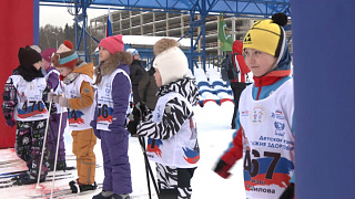 В Ивантеевке на стадионе «Труд» прошла «Детская лыжня здоровья»