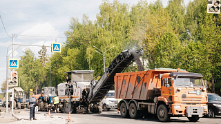 В Пушкино проводят масштабную реконструкцию дороги через микрорайон Дзержинец