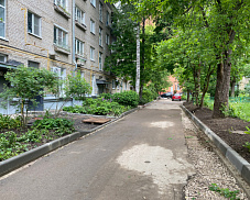 На Московском проспекте, 29 проводят комплексное благоустройство дворовой территории