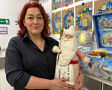 В Акулово прошла выставка и мастер-класс художницы Екатерины Швецовой