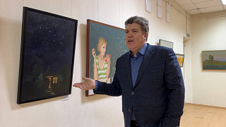 Художник Альберт Солтанов встретился с воспитанниками Красноармейской Детской школы искусств