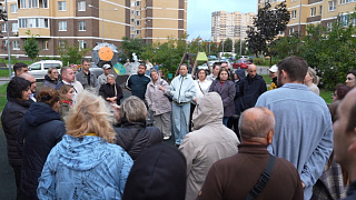 В Новом Пушкино провели встречу с жильцами домов №2, 4, 6 и 8 на улице Просвещения